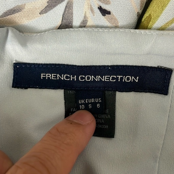 French connection Floral mini strap dress size 6 - Picture 5 of 6